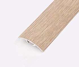 Порог (стык) Русский профиль  разноуровневый ламинированный с дюб, 30*1800 мм, Капучино